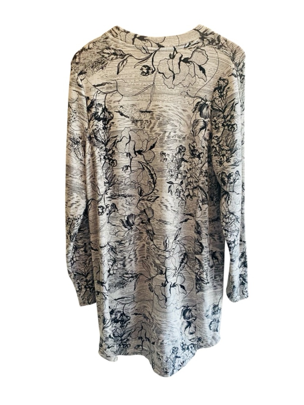 Athleta Balance Dress - Eden Floral Gray SZ Medium - Picture 5 of 8